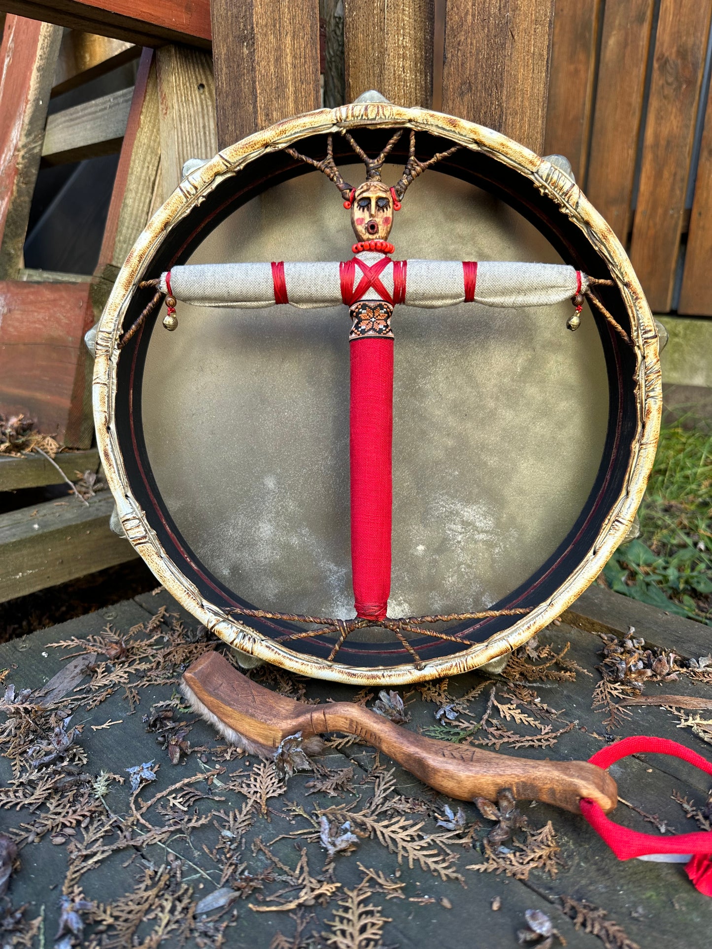 Shamanic Drum 'Bereginya' — 12" Round