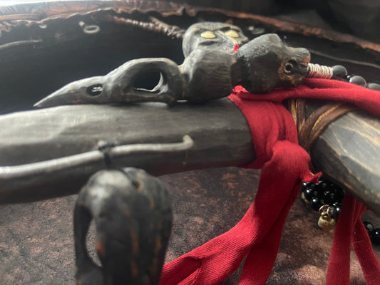 Shamanic amulet Skull of Raven