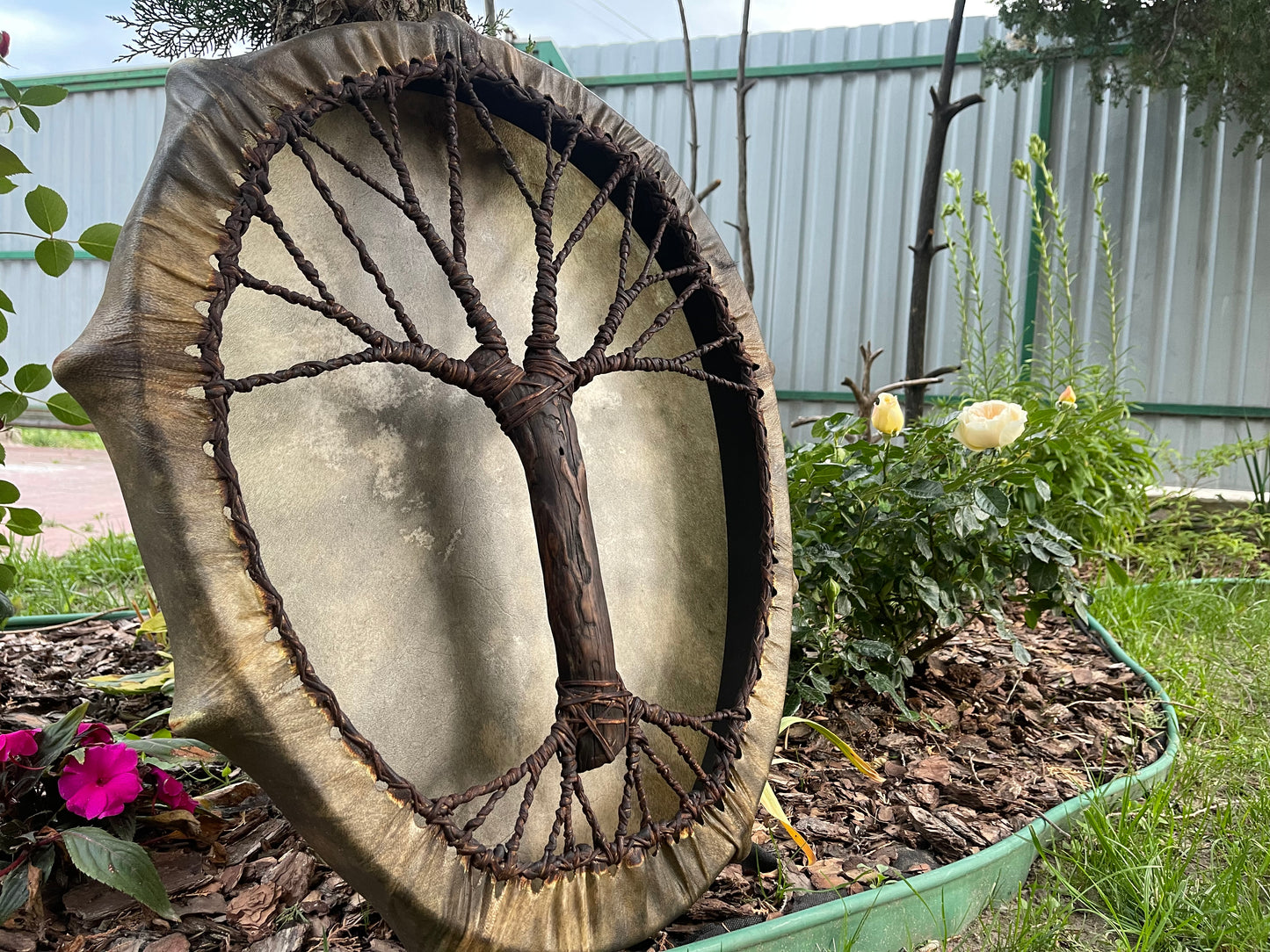 Shamanic Drum 'Tree of Life' — 24/20" Oval