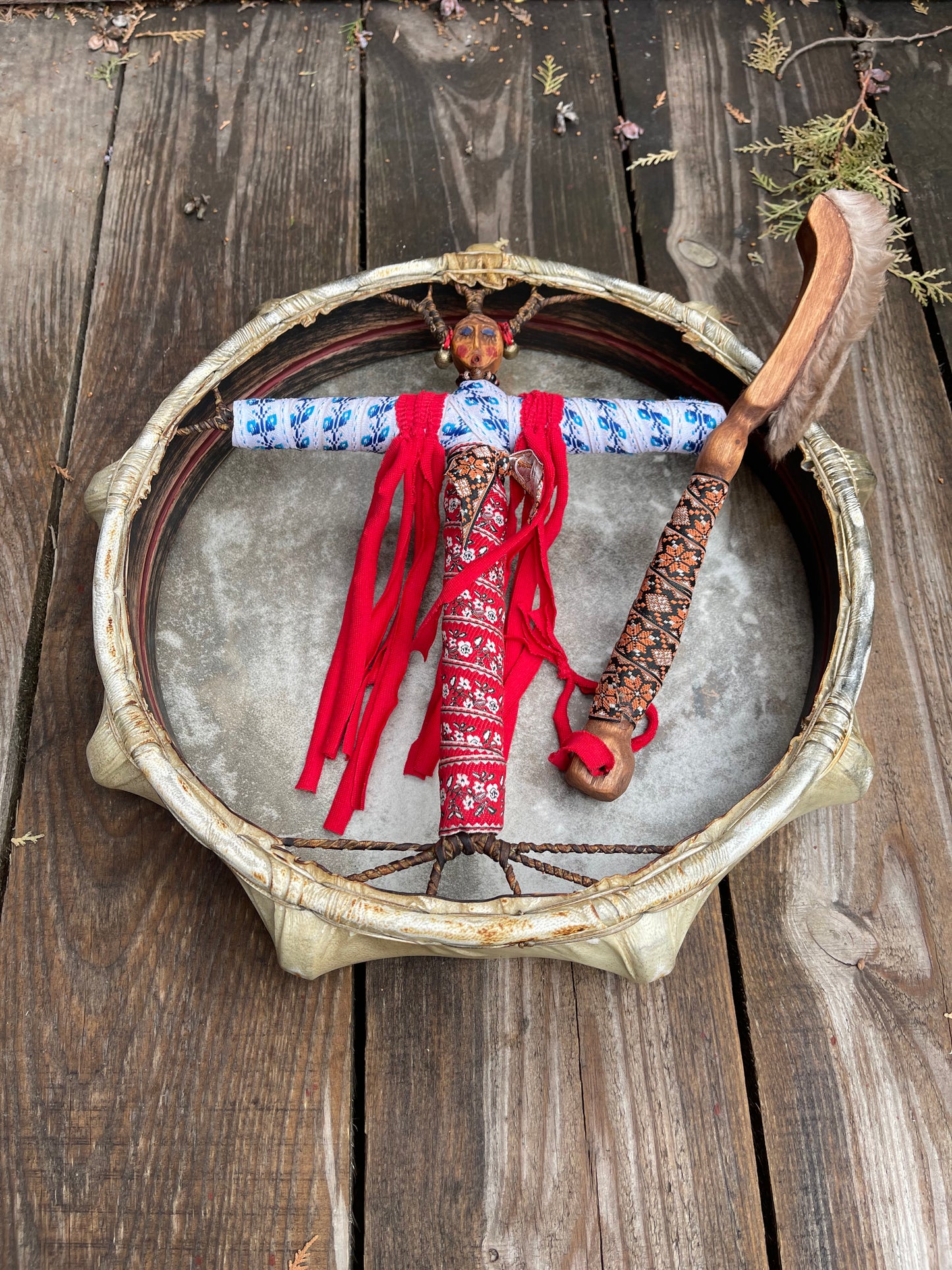 Shamanic Drum 'Bereginya' — 12" Round