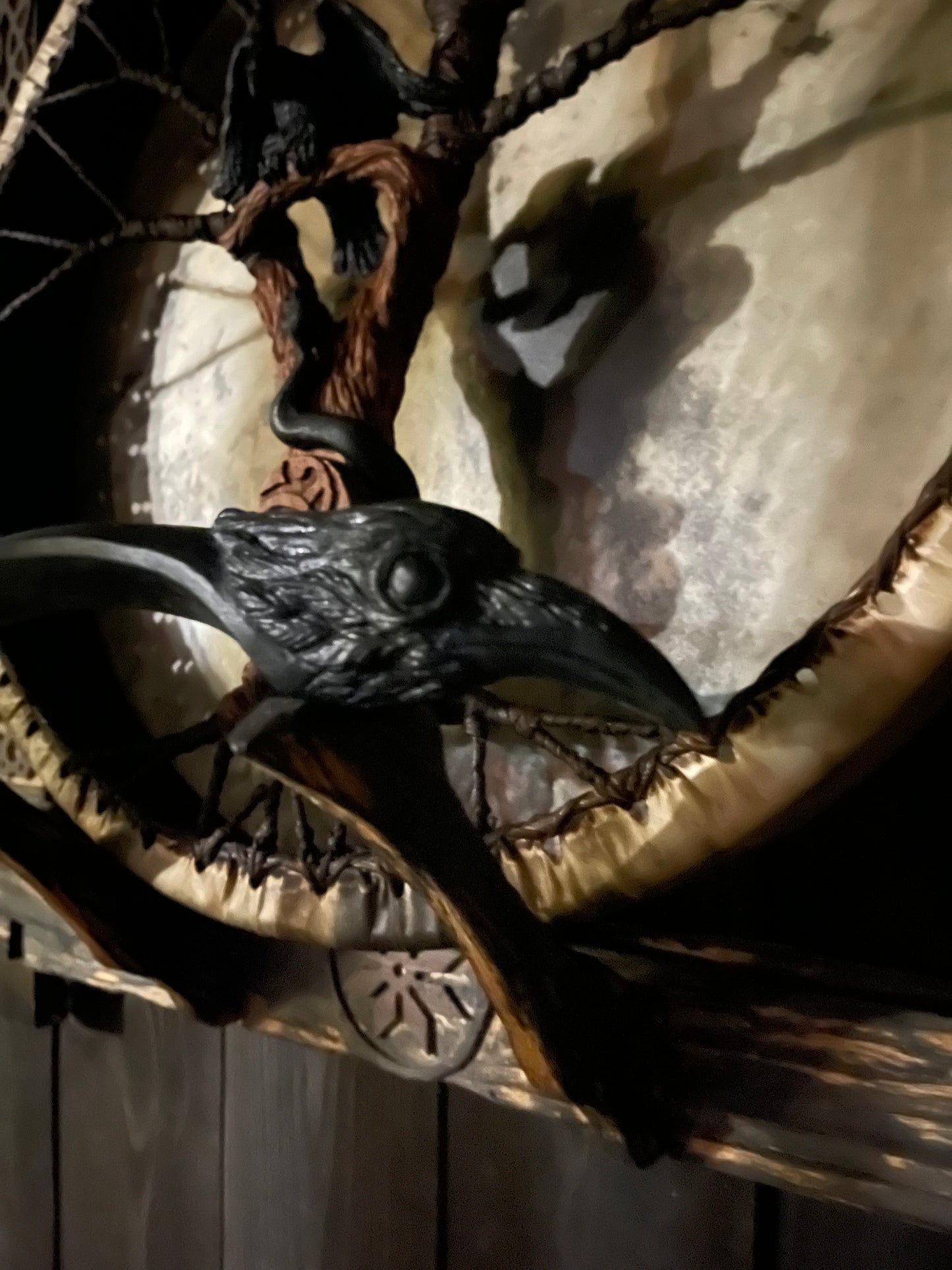 Shamanic Drum 'Raven and Snake' — 20" Round