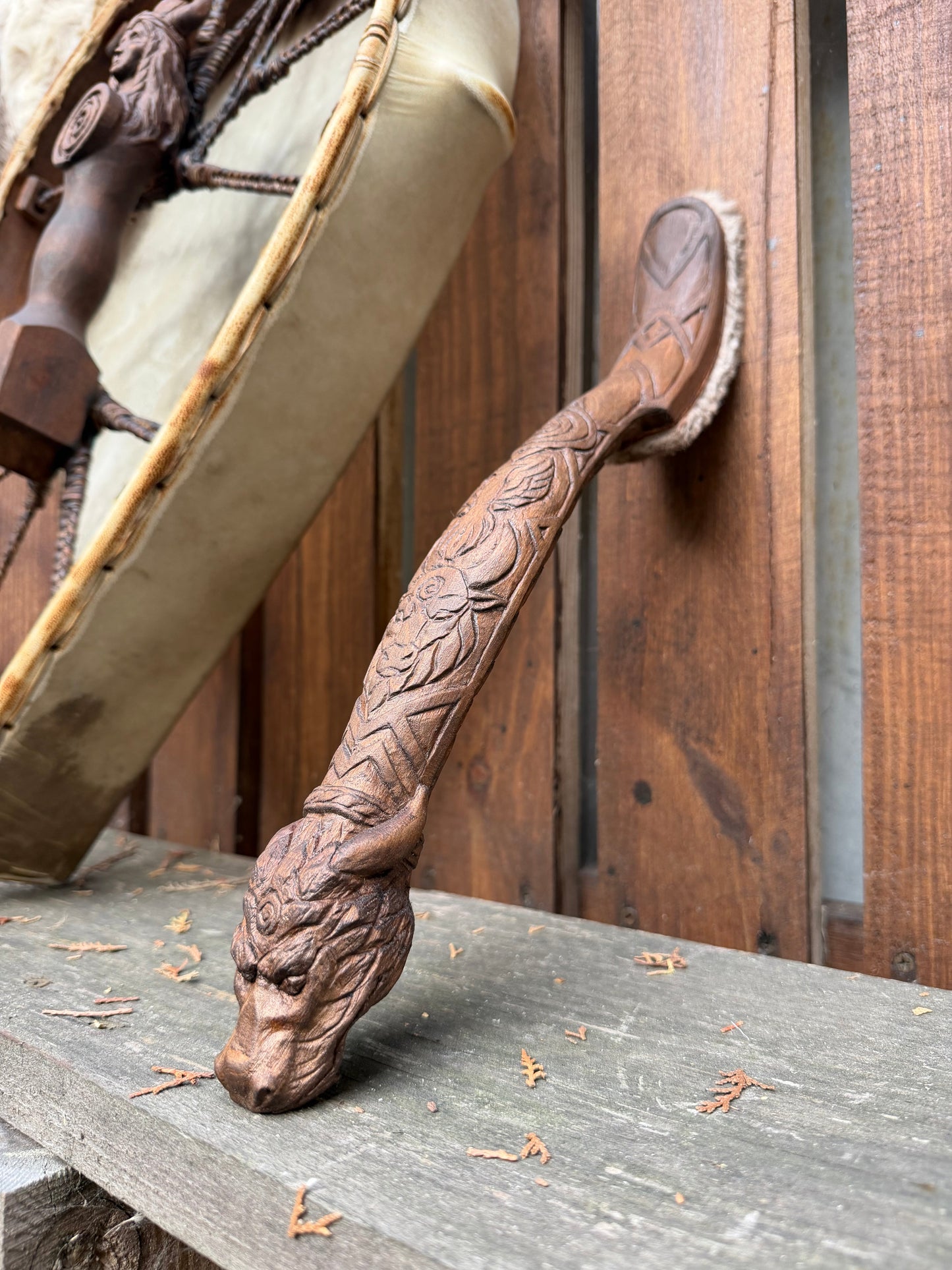 Shamanic Drum — 20/18" Teardrop