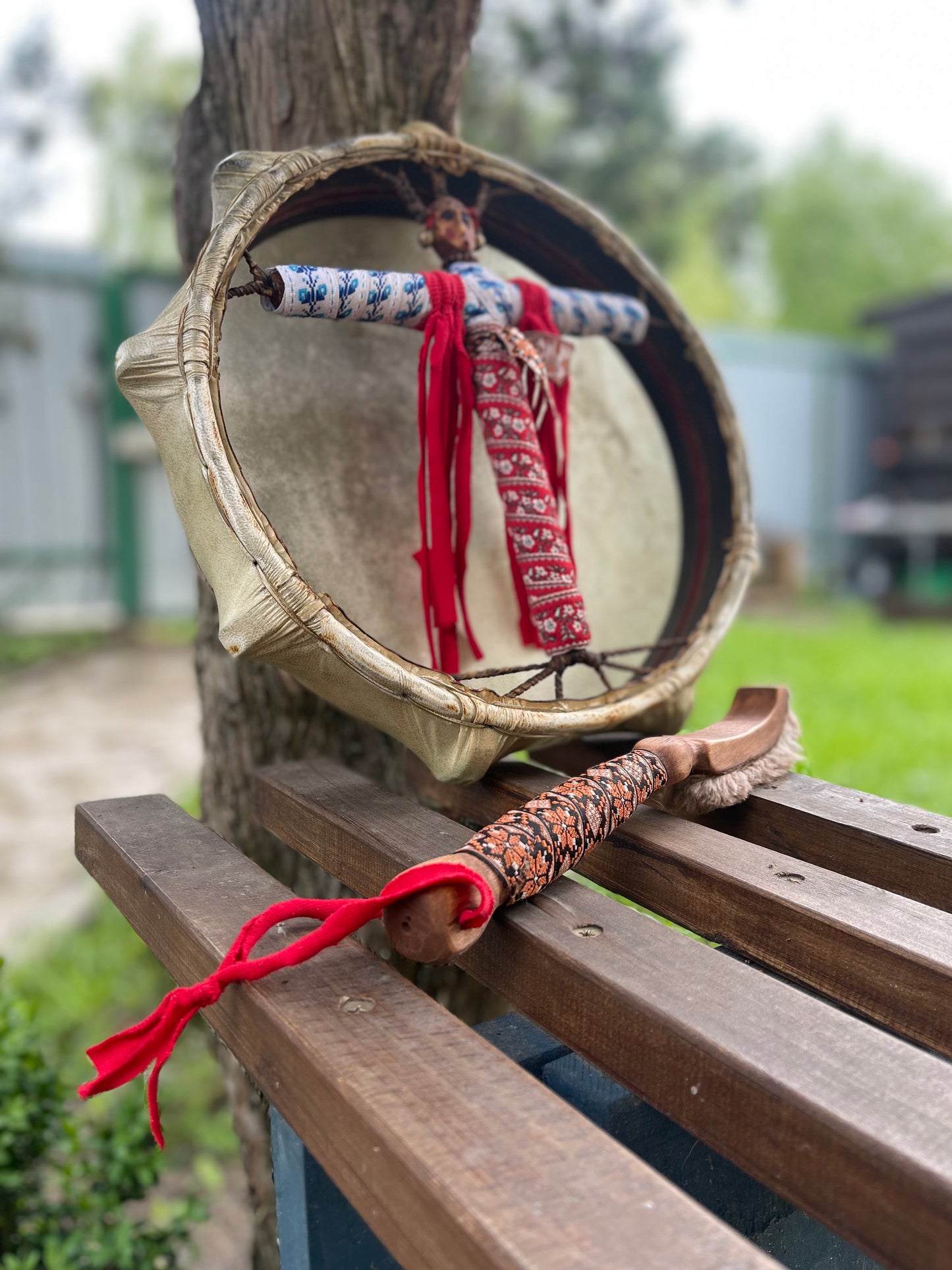 Shamanic Drum 'Bereginya' — 12" Round