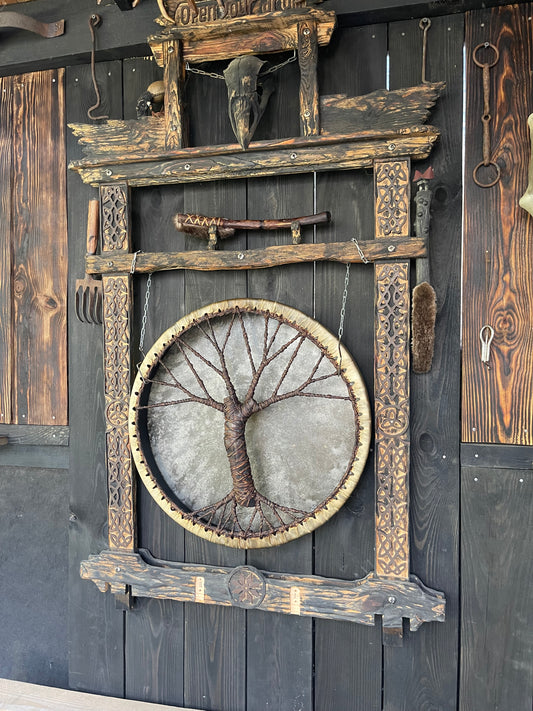 Shamanic Drum 'Tree of Life' — 20" Round