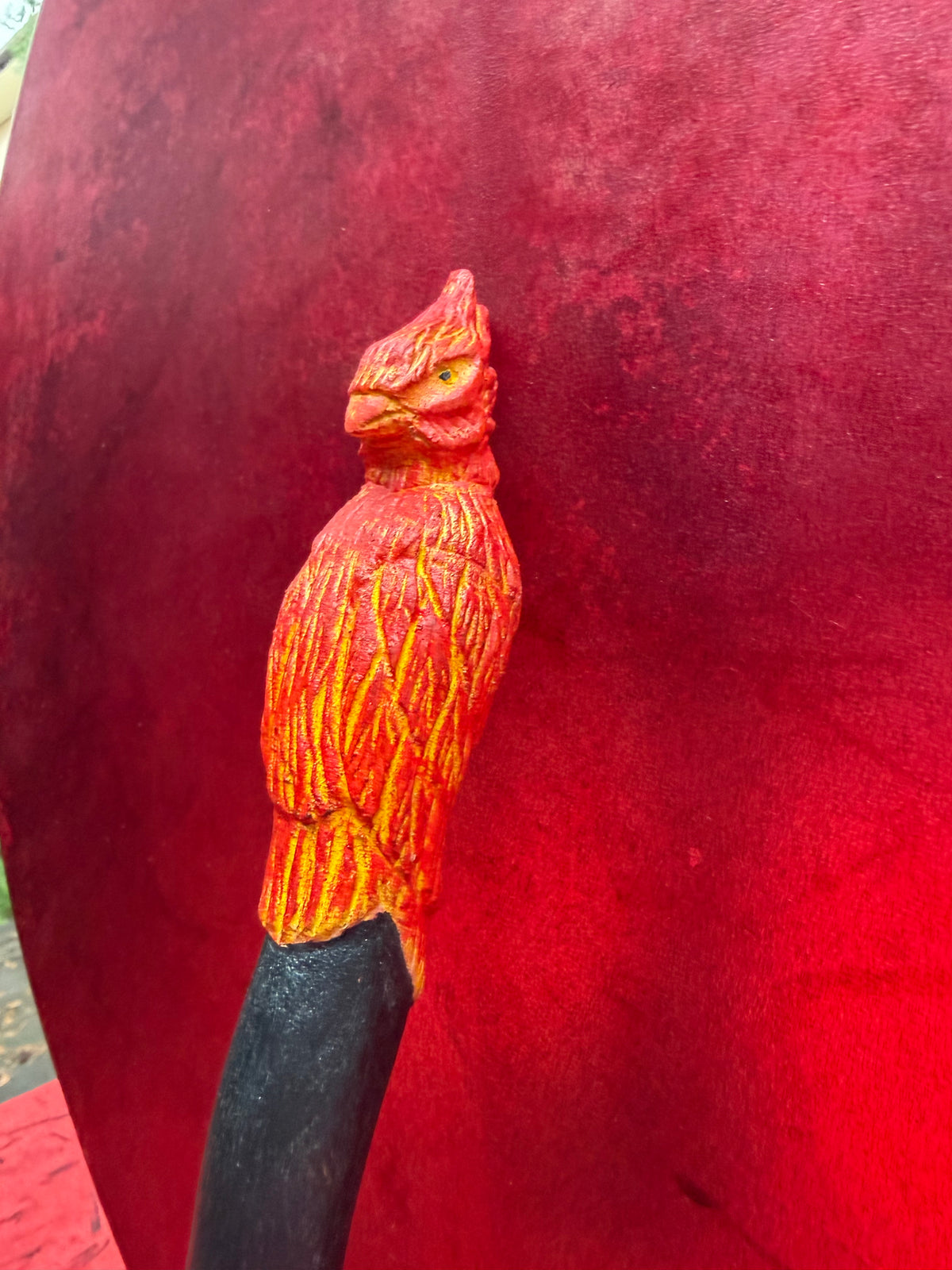 Shamanic Drum Beater 'Phoenix' — 16"