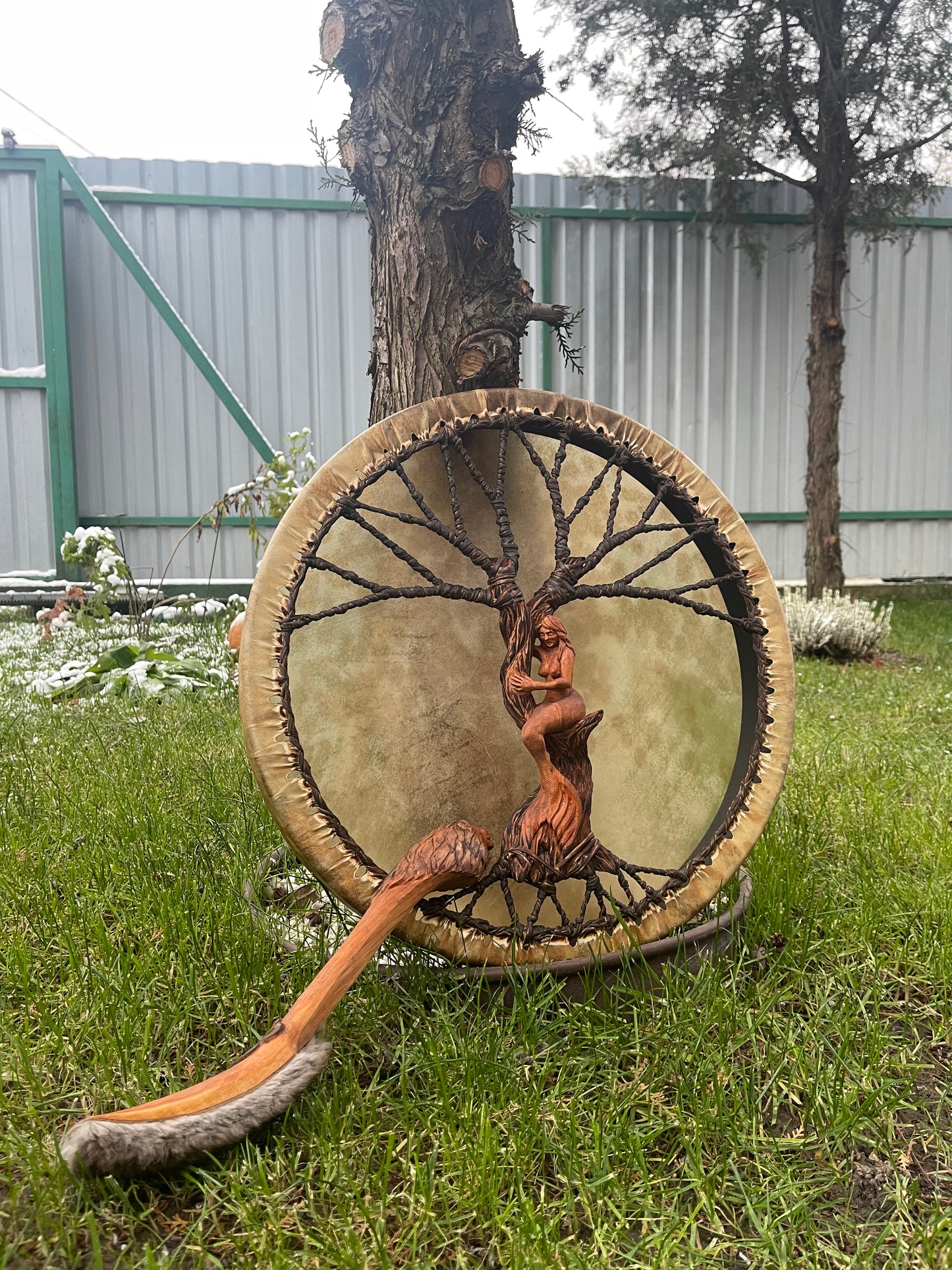 Шаманський бубон «Русалка» — 18" (45 см)