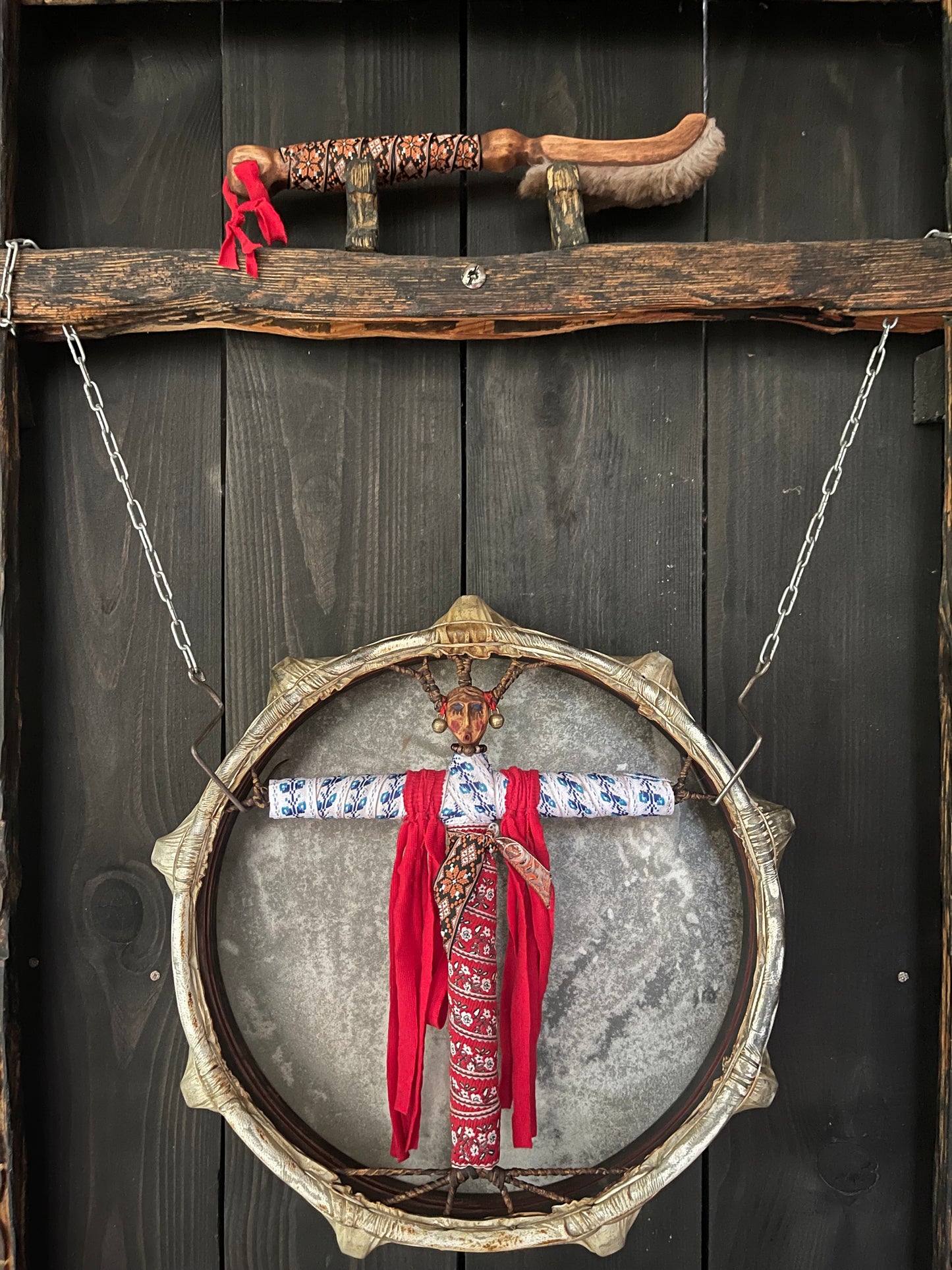 Shamanic Drum 'Bereginya' — 12" Round