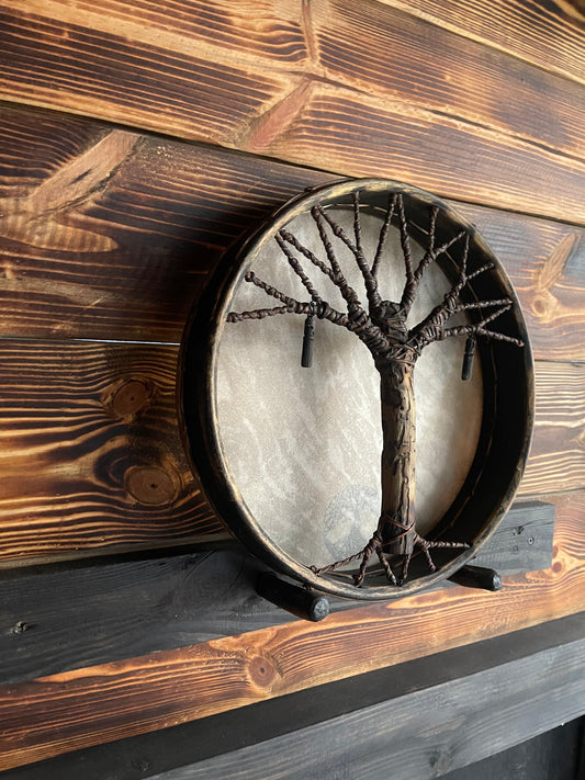 Shamanic Drum 'Tree of Life' — 12" Round