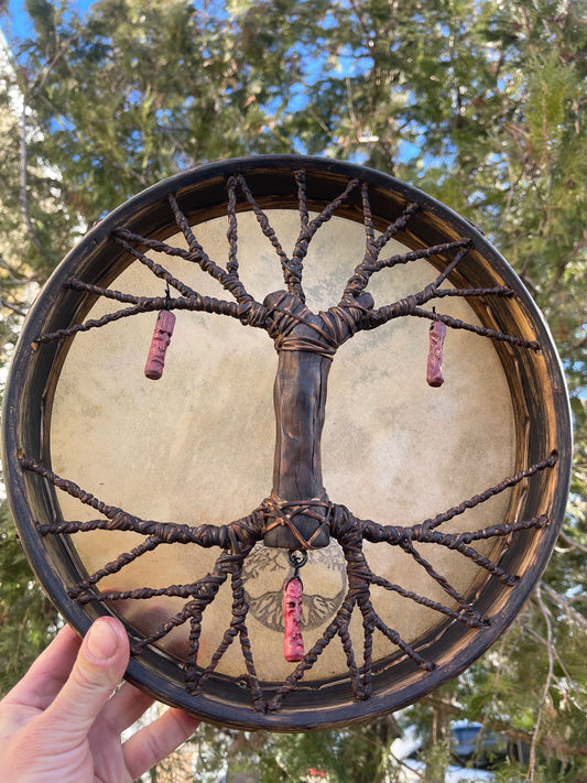 Shamanic Drum 'Tree of Life' — 12" Round
