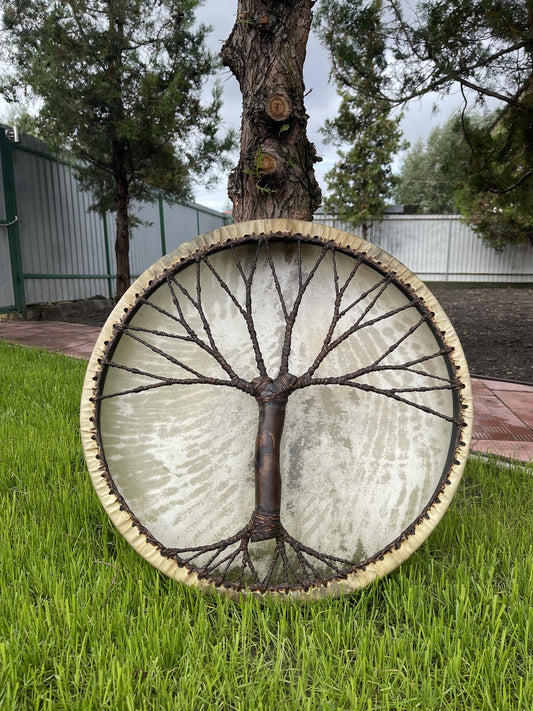 Shamanic Drum Tree of Life 24 inch Round