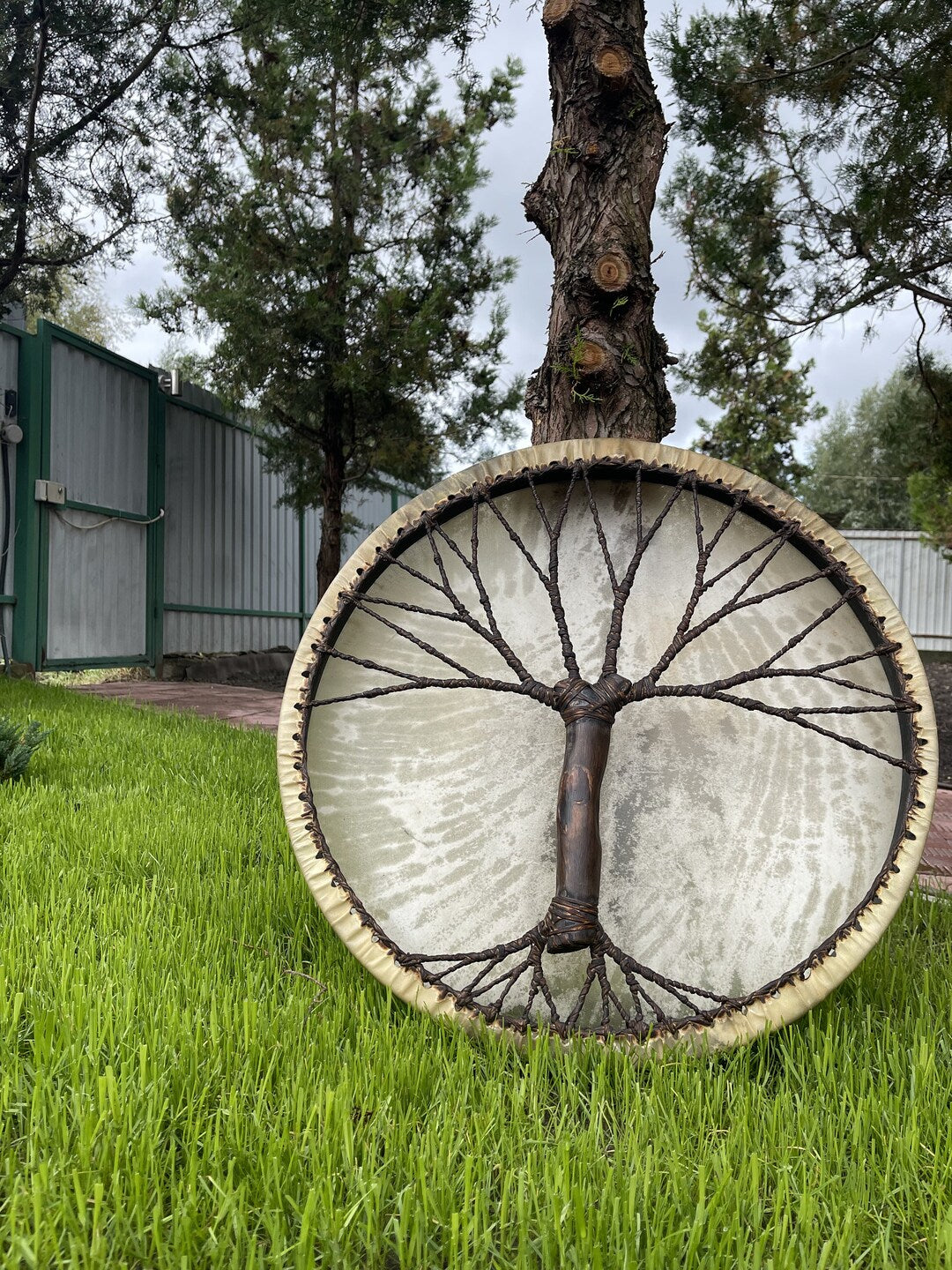 Shamanic Drum 'Tree of Life' — 24" Round