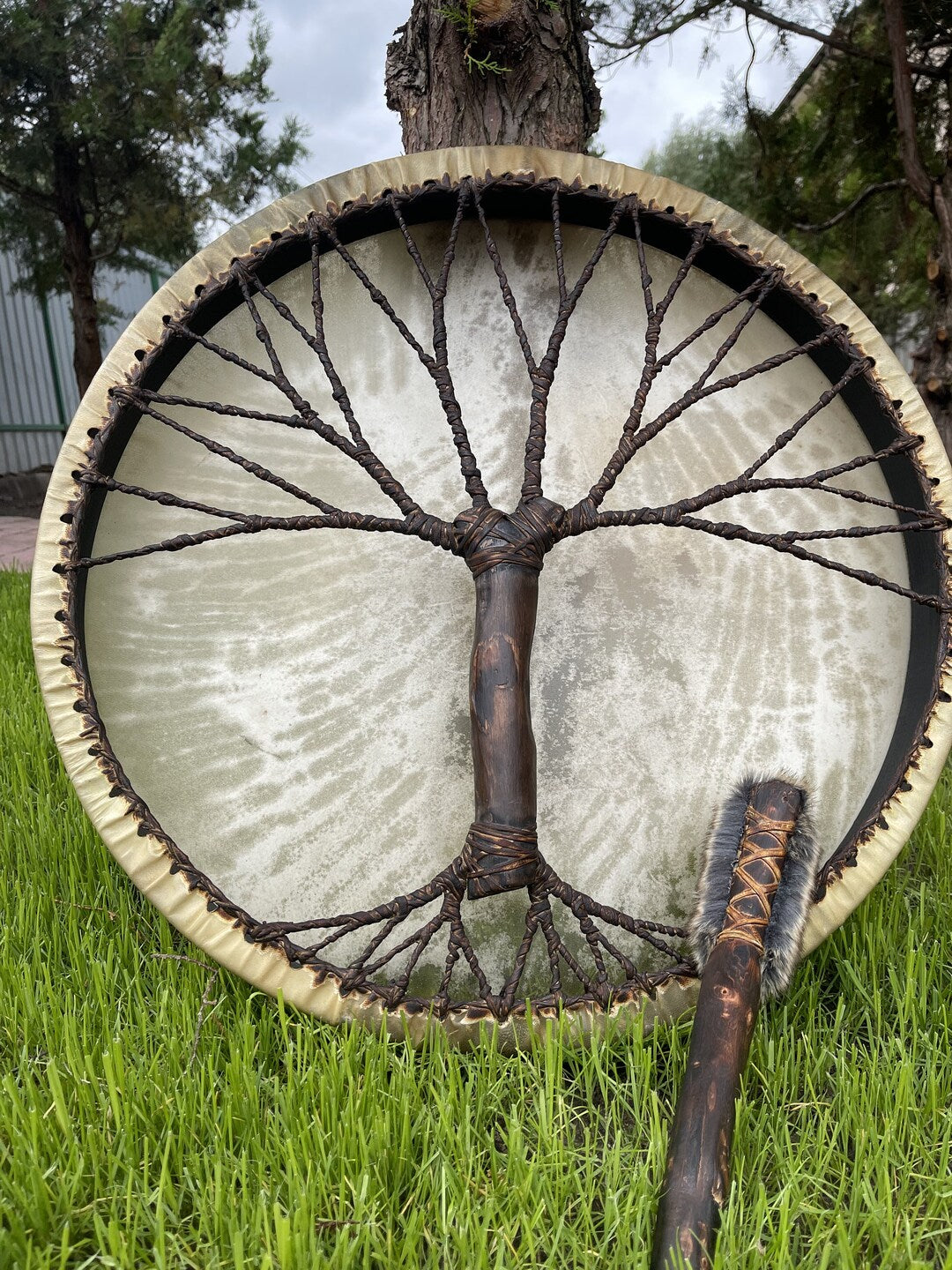 Shamanic Drum 'Tree of Life' — 24" Round