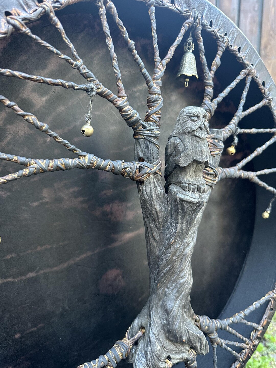 Shamanic Drum 'Owl' — 18" Round