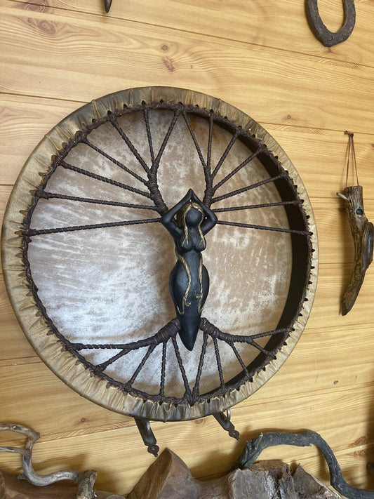 Shamanic Gaia Drum 20 inch handmade