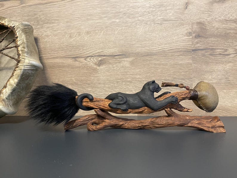 Shamanic Rattle & Beater Stand