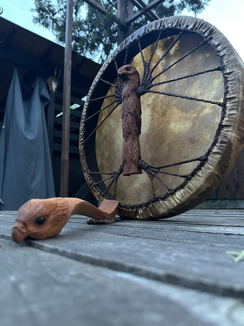 Shamanic Drum The Falcon 20 Round