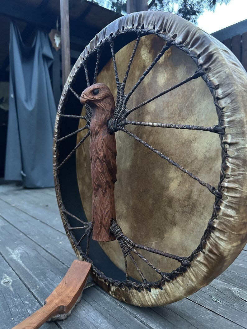 Shamanic Drum The Falcon 20 Round
