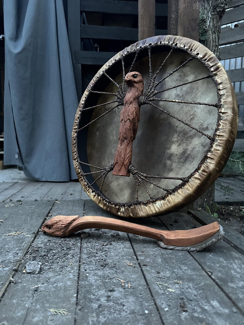 Shamanic Drum The Falcon 20 Round