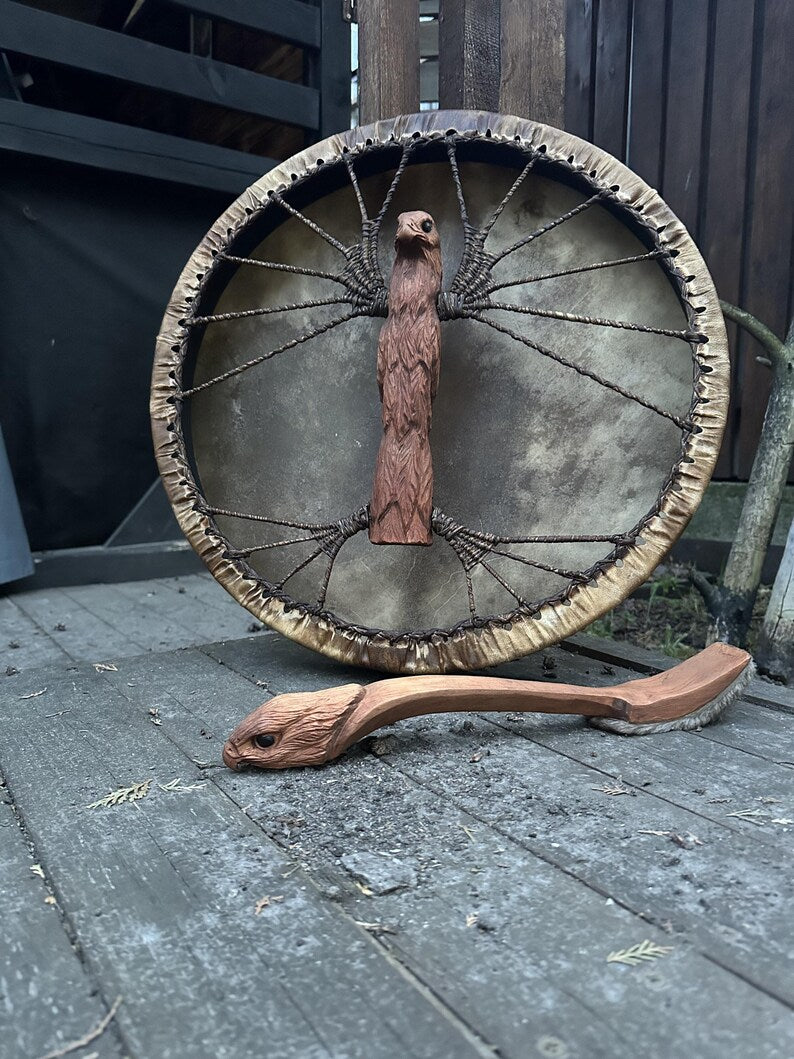 Shamanic Drum The Falcon 20 Round