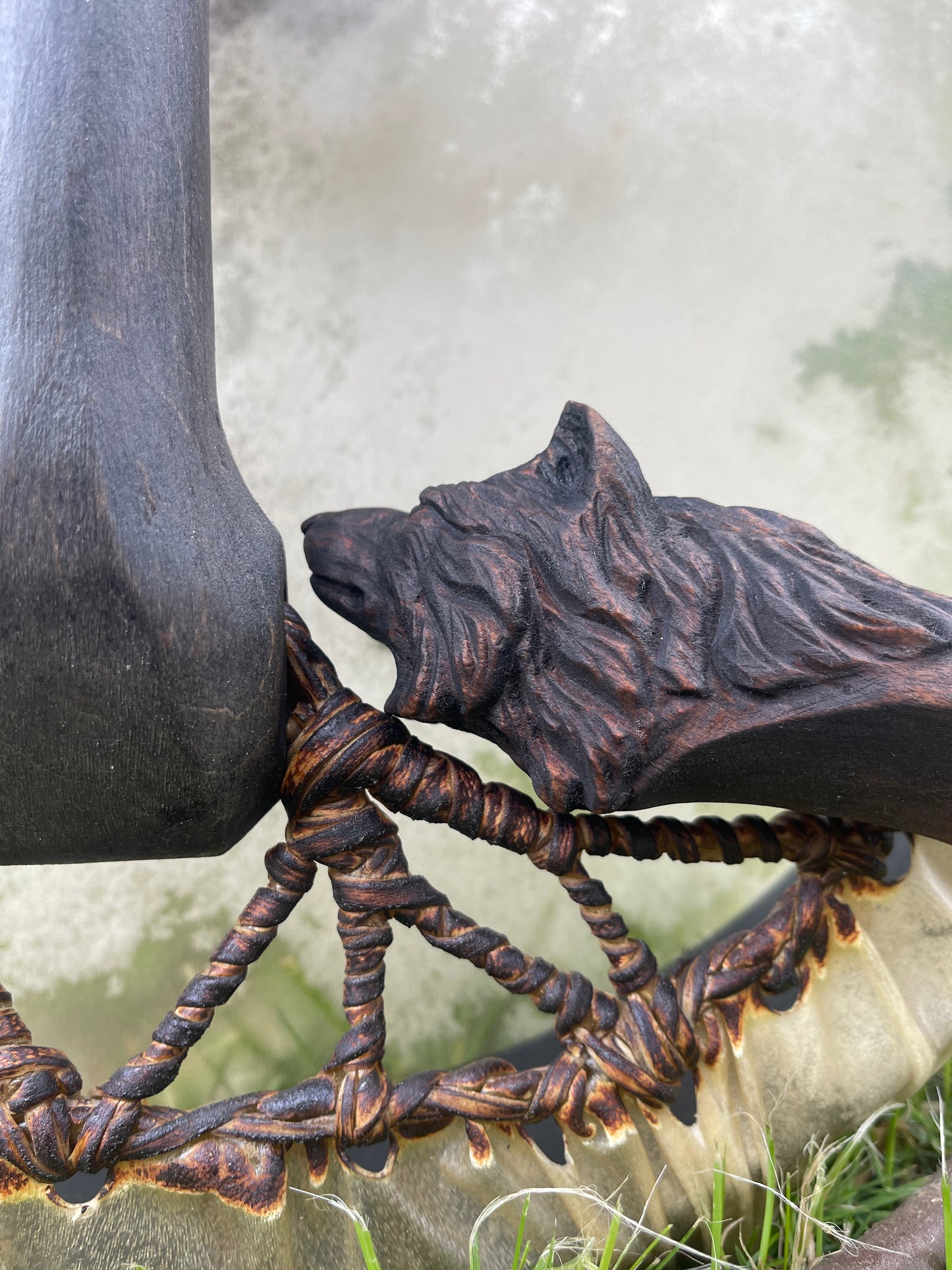 Shamanic Drum Wolf — 16"