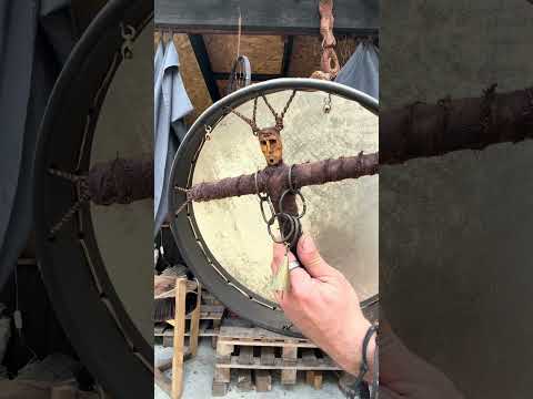 Keeper of the Way — Siberian shamanic drum, atmospheric view