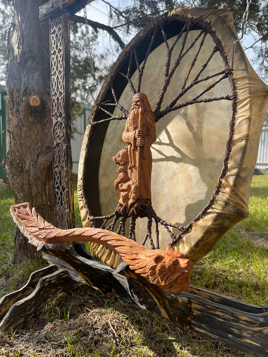 Shamanic Drum Veles — 24/20" Oval