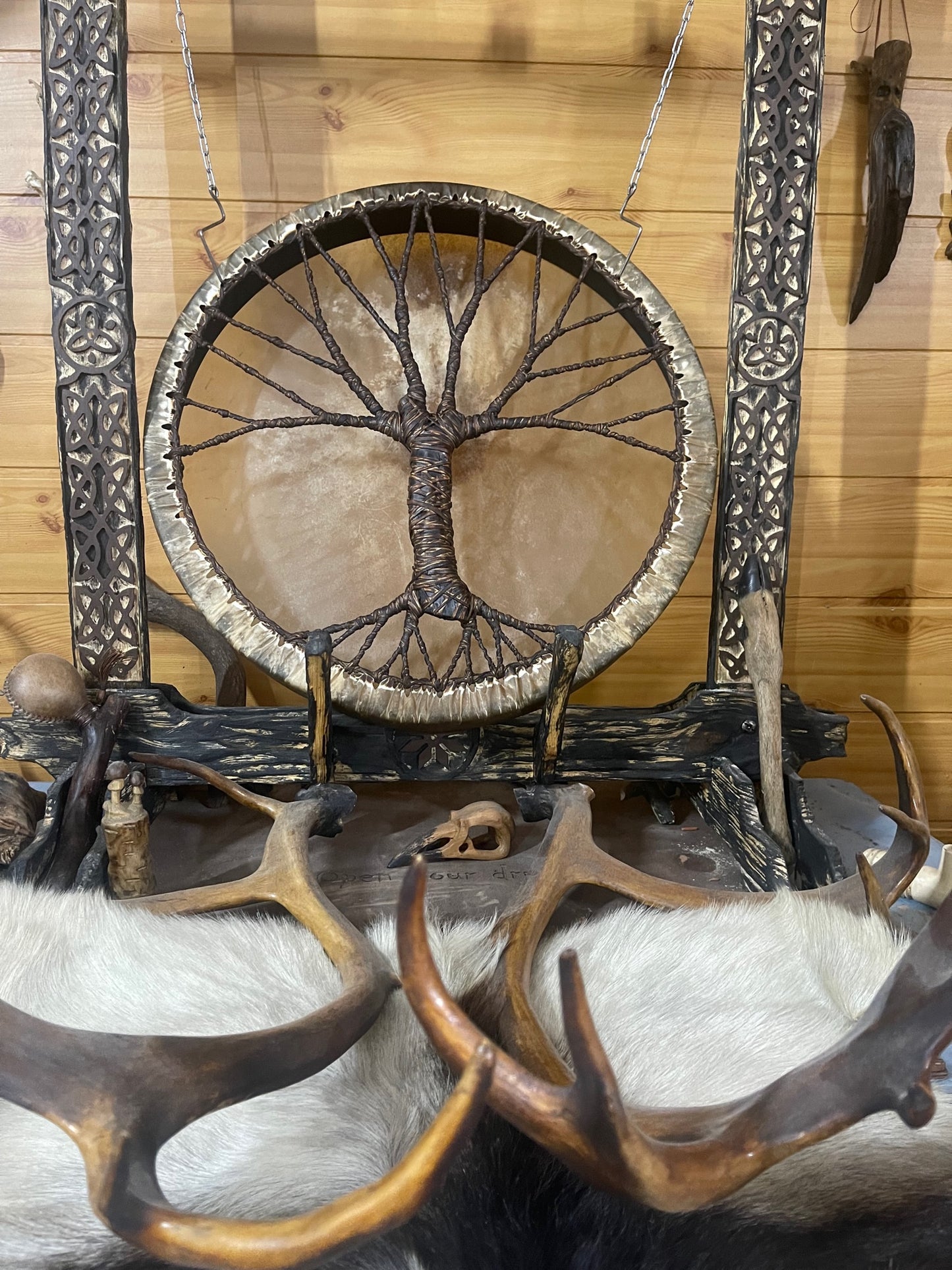 Shamanic Drum 'Tree of Life' — 20" Round