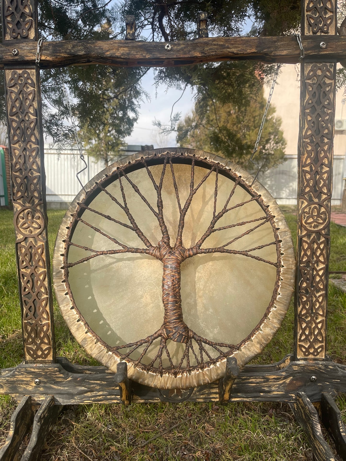 Shamanic Drum 'Tree of Life' — 20" Round