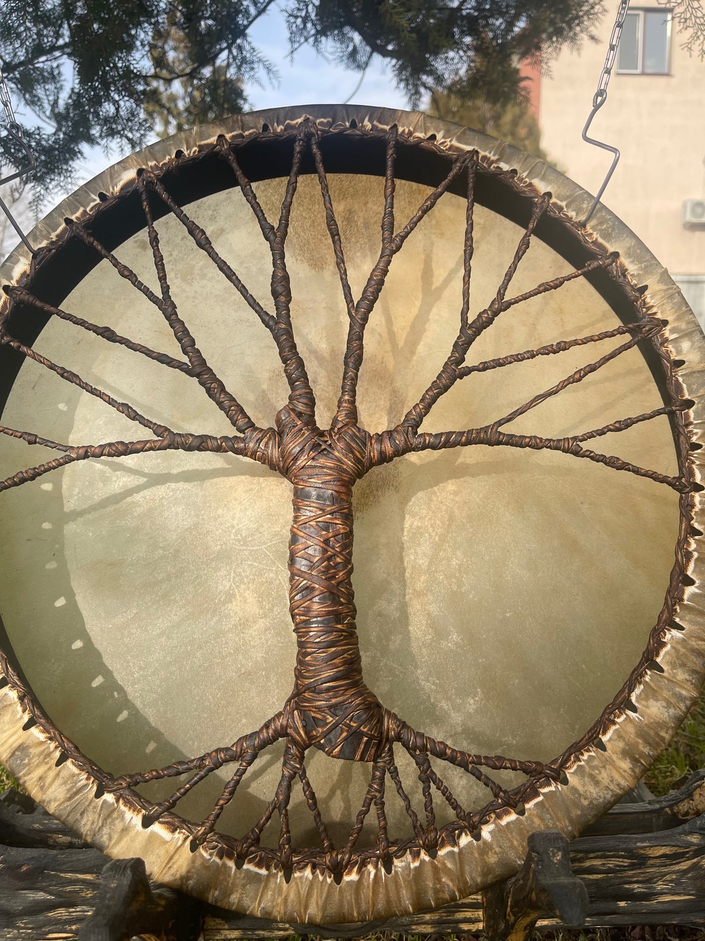 Shamanic Drum 'Tree of Life' — 20" Round